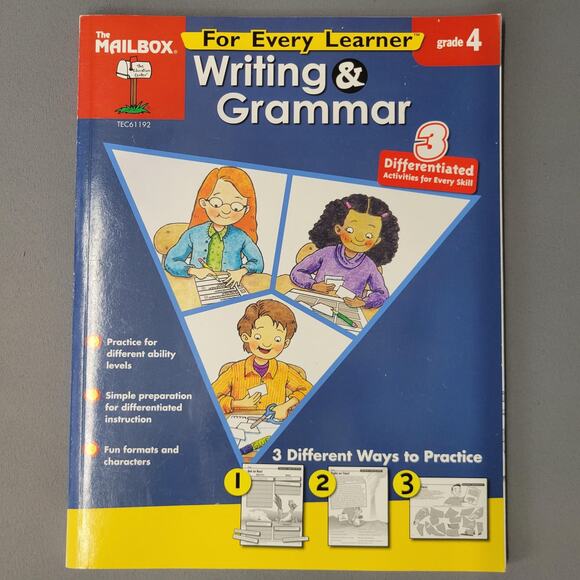 The Mailbox For Every Learner Writing & Grammar Grade 4 Workbook 2009 Softcover - Picture 1 of 16